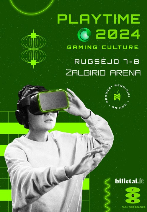 Kompiuterinių žaidimų festivalis ''Playtime 2024''
