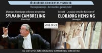 World-Renowned Conductor Sylvain Cambreling and Violin Star Eldbjørg Hemsing to Perform in Vilnius