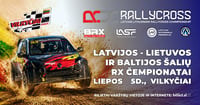 Latvijos-Lietuvos ir Baltijos šalių RX čempionatų 3 etapai