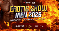 Tarptautinis vyrų striptizo čempionatas „Erotic Show Men 2026“ atvyksta į Klaipėdą