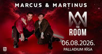 Vasaros koncertas Rygoje: „Marcus & Martinus“ pristatys naują turą „The Room“