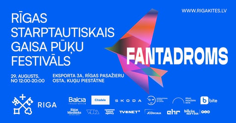 Fantadroms. Rīgas starptautiskais gaisa pūķu festivāls
