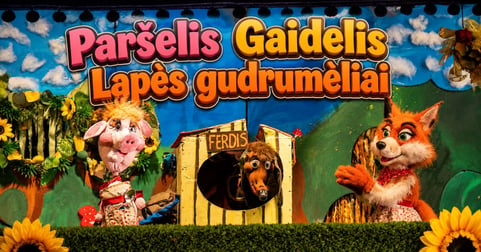 Spektaklis vaikams ''Paršelis Gaidelis Lapės gudrumėliai!''