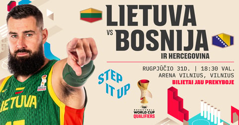 Atranka į Pasaulio krepšinio čempionatą: Lietuva - Bosnija ir Hercegovina