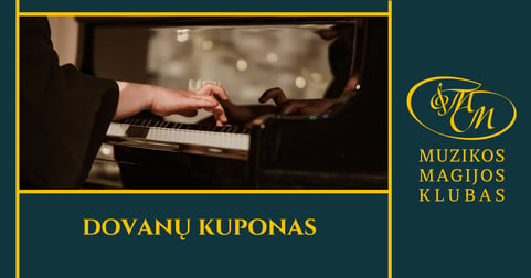 MUZIKOS MAGIJOS KLUBO  DOVANA - KUPONAS