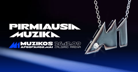 M1 muzikos apdovanojimai 2026