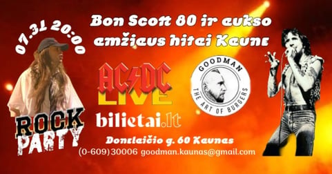 BON SCOTT 80 IR AUKSO AMŽIAUS LEGENDINIAI HITAI KAUNE