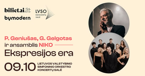 ''EKSPRESIJOS ERA'' Finalinis koncertas | G. Gelgotas, P. Geniušas ir ansamblis NIKO