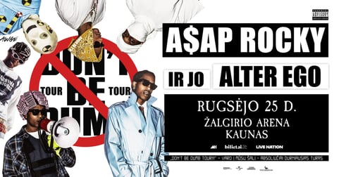 A$AP Rocky - Don't Be Dumb World Tour