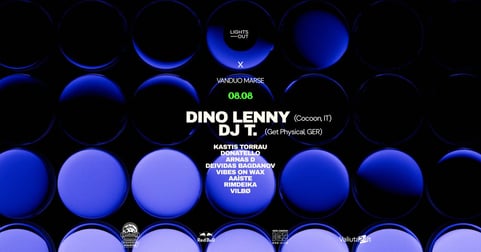 Lights Out x Vanduo Marse: Dino Lenny, DJ T.