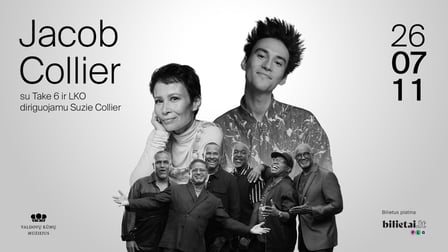 Jacob Collier su Take 6 ir LKO