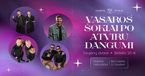 Vasaros šokiai po atviru dangumi