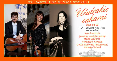 FORTEPIJONINIO TRIO ATSPINDŽIAI