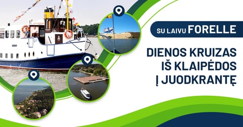 Dienos kruizas laivu į Kuršių neriją