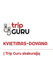 DOVANŲ kuponas į Trip Guru EKSKURSIJĄ. Galioja iki 2026.12.20