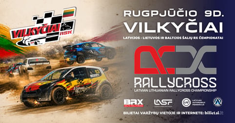 Latvijos-Lietuvos ir Baltijos šalių RX čempionatų 5 etapai