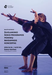 Šiuolaikinio šokio programos baigiamasis koncertas