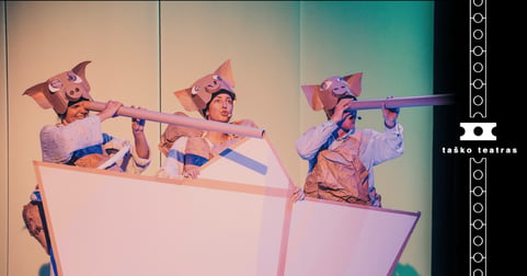 Spektaklis-žaidimas TRYS PARŠIUKAI | rež. T. Montrimas | Taško teatras (Alytus)