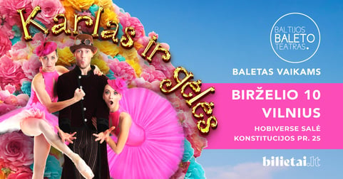 Baletas vaikams ''Karlas ir gėlės''