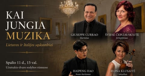 KAI JUNGIA MUZIKA | Lietuvos ir Italijos sąskambiai