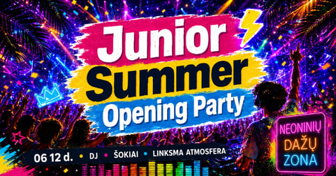 Junior summer opening party  / Panevėžys / 06-12