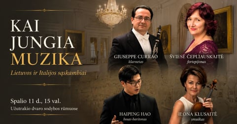 KAI JUNGIA MUZIKA | Lietuvos ir Italijos sąskambiai