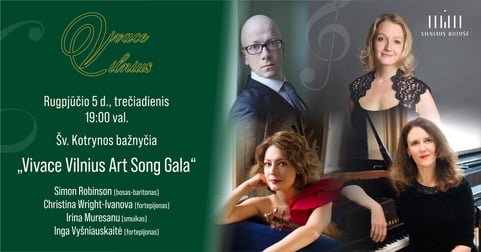 Art Song Gala. Vivace Vilnius festivalis