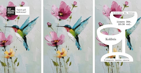 Tapybos vakaras: Kolibris