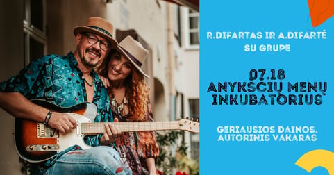 R.Difartas ir A.Difartė: ''Geriausios dainos'' | Anykščiai
