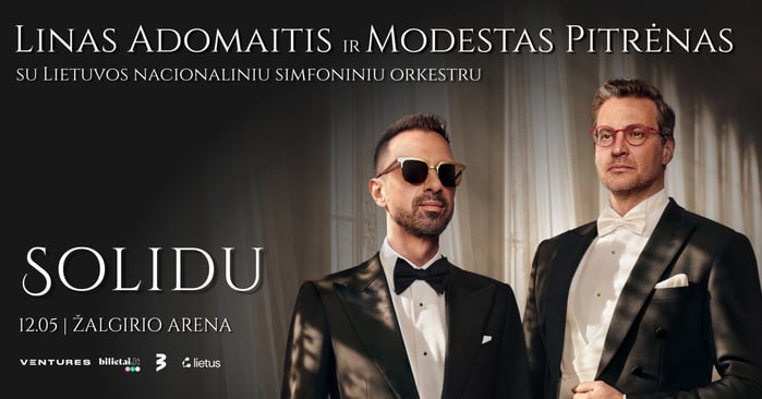 Linas Adomaitis ir Mantas Jankavičius pristato jautrią muzikinę premjerą „Žodžiai dangumi“