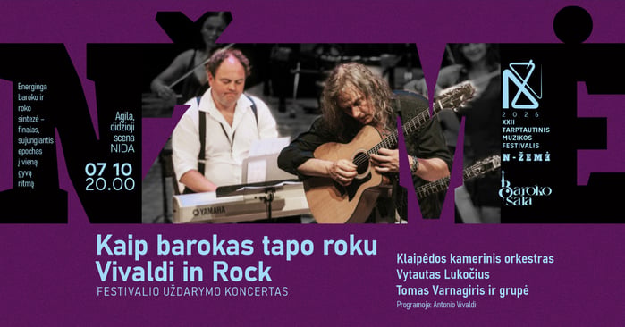 „Vivaldi in Rock“ – kai barokas susitinka su roko energija