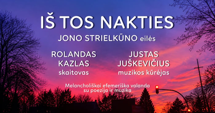 Sartų teatro festivalį atidarys Rolando Kazlo ir Justo Juškevičiaus poetinis-muzikinis vakaras