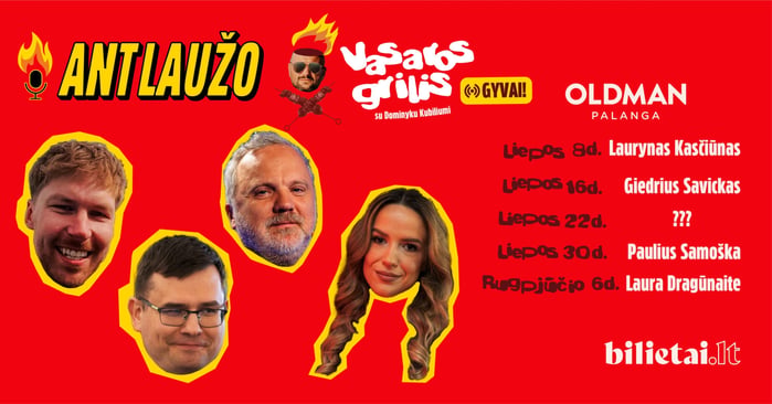 „ANT LAUŽO“ Palangoje: karštoje kėdėje – Giedrius Savickas
