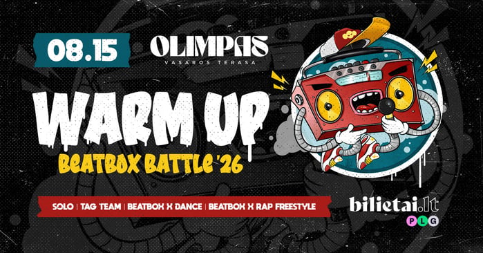 Kaune vyks didžiausias Baltijos šalių beatbox renginys „Warm Up Beatbox Battle 2026“