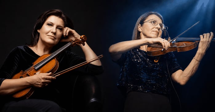 Kai smuikai kalbasi: dviejų talentingų smuikininkių muzikinis dialogas Trakų Vokėje