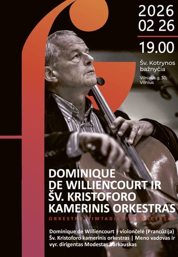DOMINIQUE DE WILLIENCOURT IR ŠV. KRISTOFORO KAMERINIS ORKESTRAS