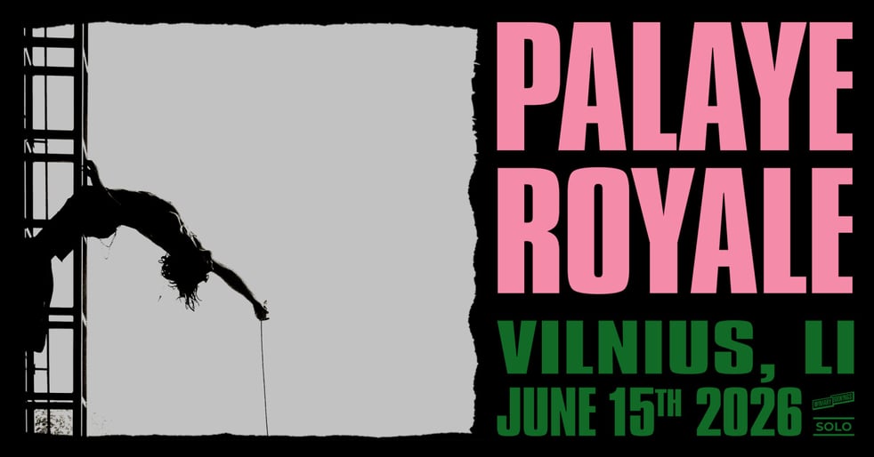 Palaye Royale sugrįžta į Vilnių: rokenrolo energija „Lofto“ scenoje