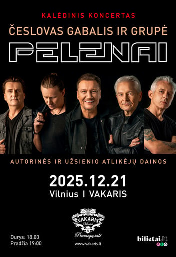 Kalėdinis koncertas su Česlovu Gabaliu ir grupe ''Pelenai''