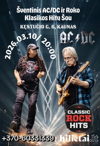 Šventinis AC/DC ir Roko Klasikos Hitų Šou