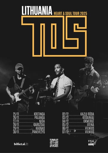TOS turas HEART&SOUL ir tarptautinė R&B grupė | NIDA