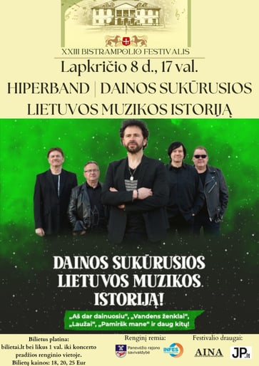 HIPERBAND | DAINOS SUKŪRUSIOS LIETUVOS MUZIKOS ISTORIJĄ
