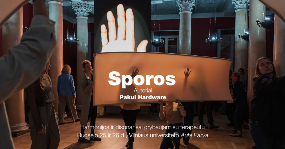 Muzikinis performansas „Sporos“ kviečia pažvelgti į dirbtinio intelekto ir emocinės sveikatos santykį