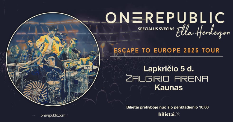 OneRepublic - Escape To Europe 2025 Tour