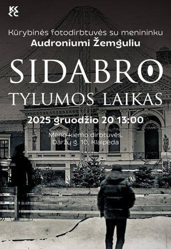 Kūrybinės fotodirbtuvės su fotomenininku Audroniumi Žemguliu ''Sidabro tylumos laikas''