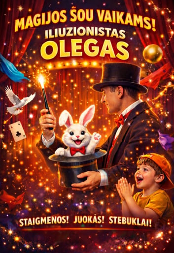 Magijos šou visai šeimai!
