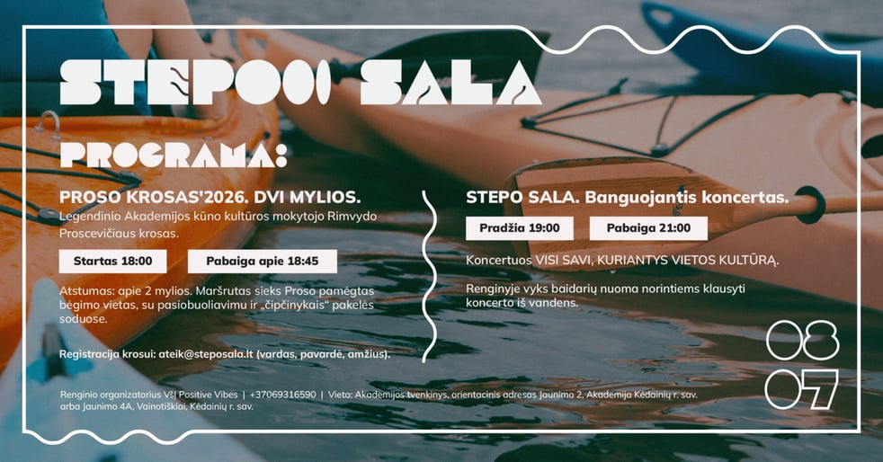 STEPO SALA. Banguojantis koncertas