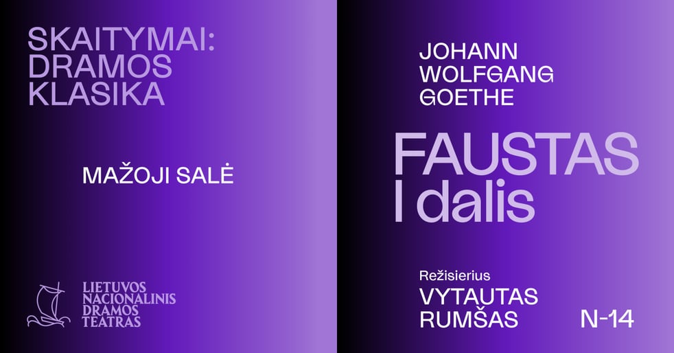 SKAITYMAI: DRAMOS KLASIKA. J. W. Goethe ''Faustas''. I dalis, rež. Vytautas Rumšas