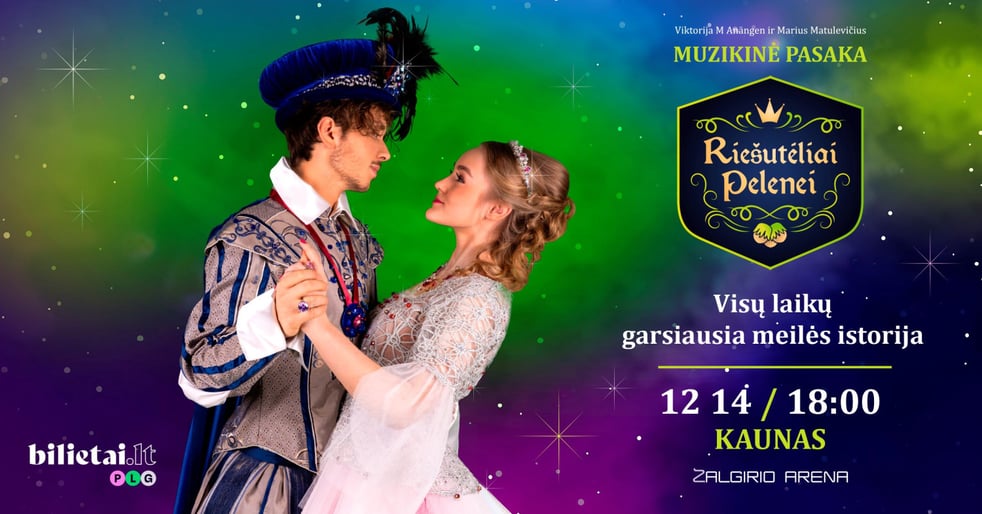 Muzikinis spektaklis ''Riešutėliai Pelenei'' | Kaunas