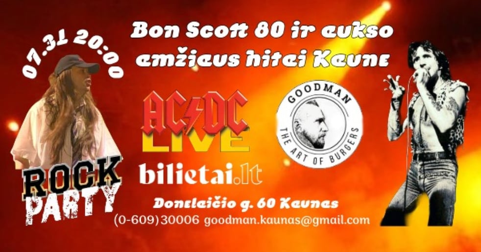 BON SCOTT 80 IR AUKSO AMŽIAUS LEGENDINIAI HITAI KAUNE