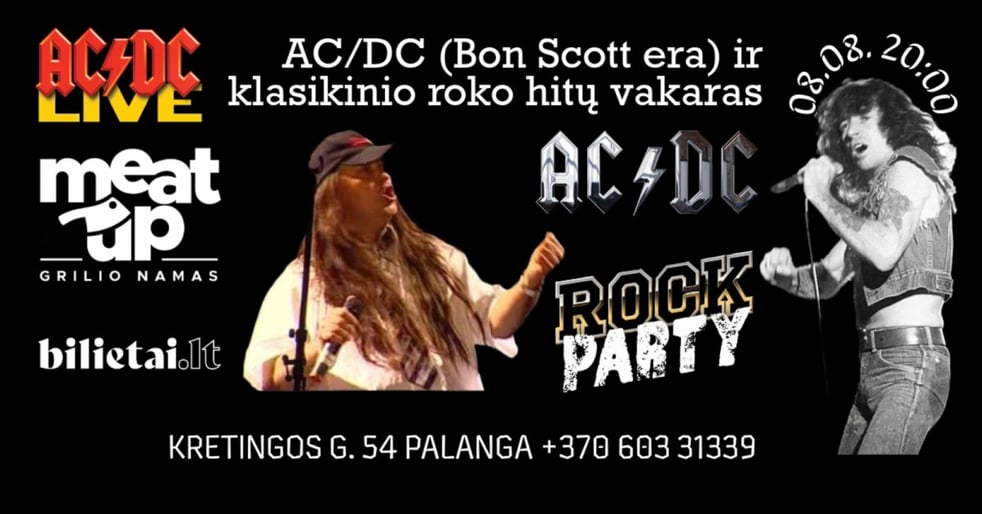 AC/DC (Bon Scott era) + klasikinio roko hitai | Palanga